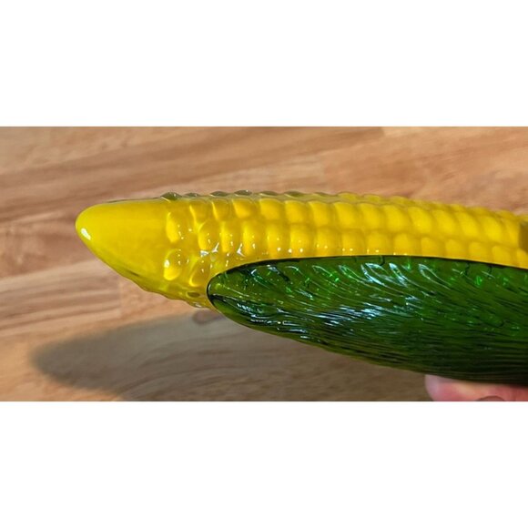 Hand Blown Glass Vegetables Set of 4 - Orange Pumpkin Red Chili Green Bell Peppe - Picture 15 of 16